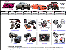 Tablet Screenshot of mi-road.de